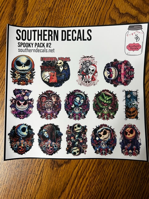Spooky Sticker Sheet #2