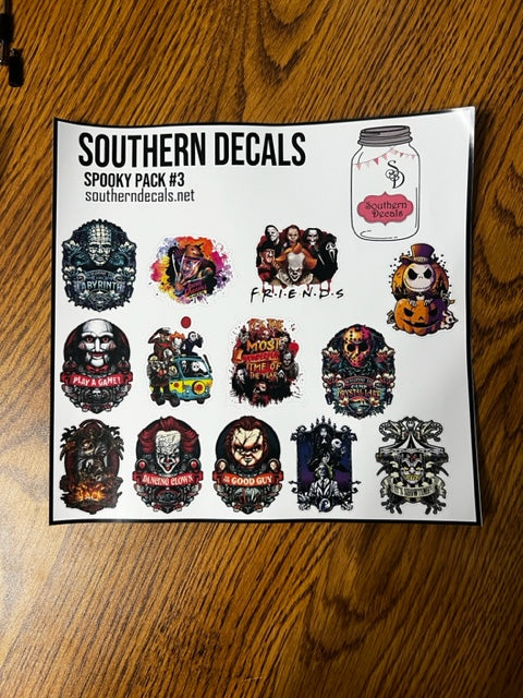 Spooky Sticker Sheet #3